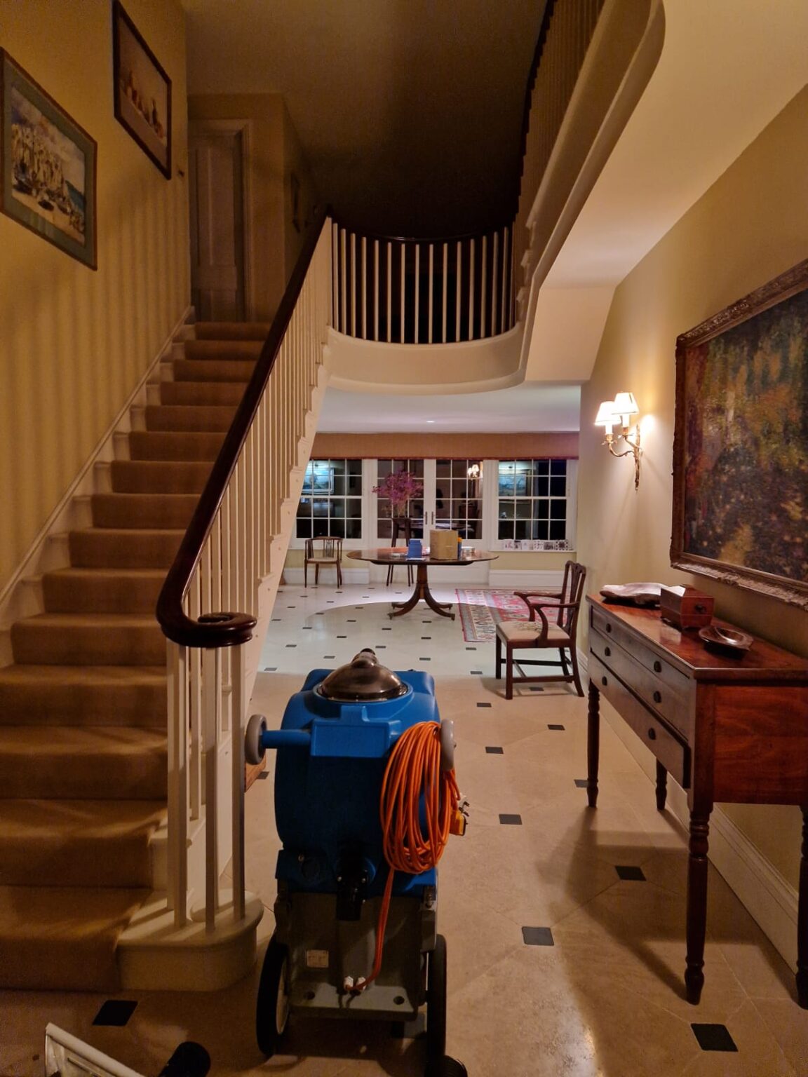 We Clean Stairs and Halls